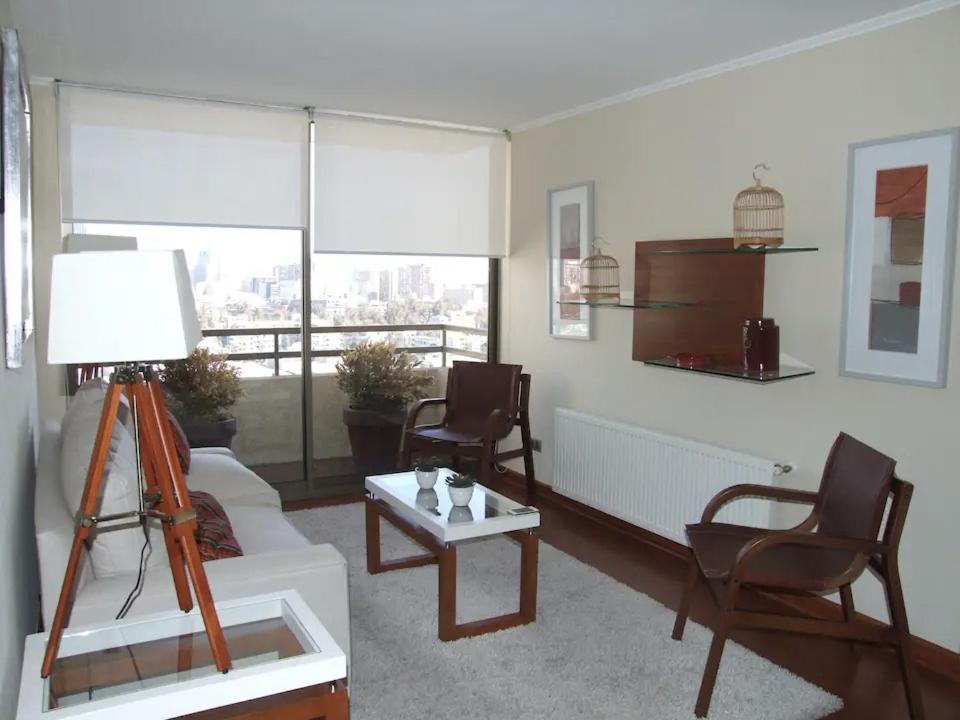 Апартаменты Depto Barrio Bellavista Turismo Clinicas Aire Acondicionado Сантьяго Экстерьер фото